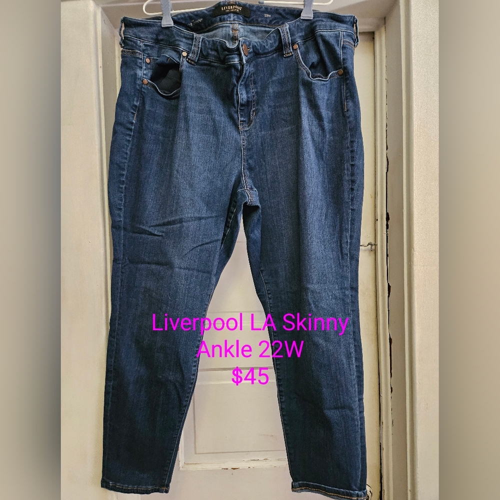 Liverpool LA Skinny Ankle jeans 22W